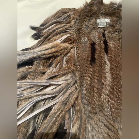 Alberto Makali 100% genuine rabbit fur vest - Picture 2 of 3